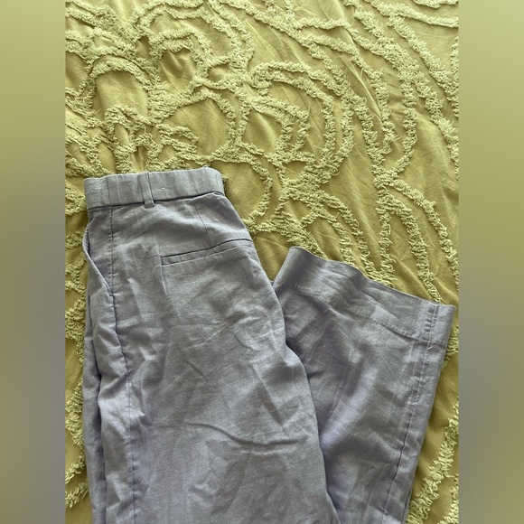 Abercrombie Linen Blend Pant - Lilac Color - Picture 7 of 8